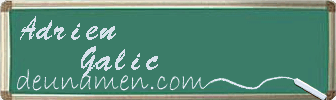 Adrien Galic Visitenkarte